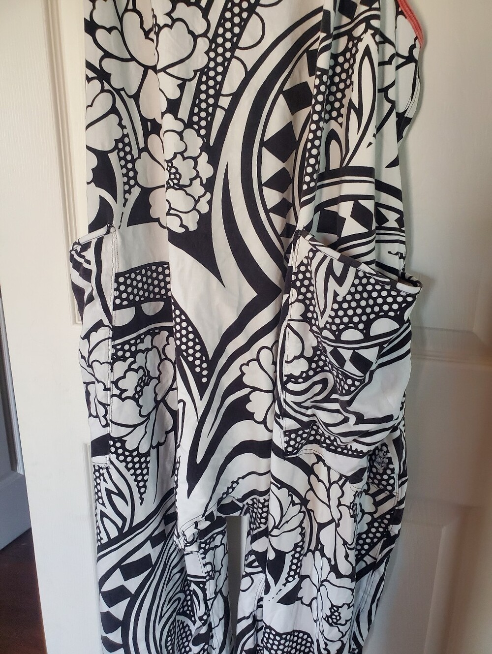 Free People Movement Hot Short Printed Onesie Jumpsuit Preppy Boho Baggy Beachy - Picture 6 of 13